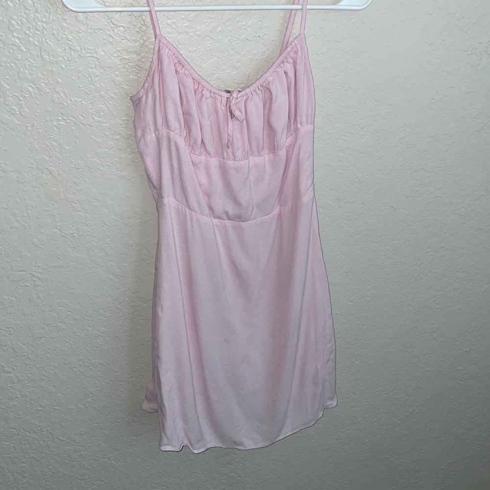 Pink babydoll Aritzia dress: XS